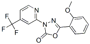 5-(2-甲氧基苯基)-3-[4-(三氟甲基)-2-吡啶]-1,3,4-噁二唑-2(3H)-酮結(jié)構(gòu)式_883010-12-6結(jié)構(gòu)式