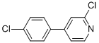 2-Chloro-4-(4-chlorophenyl)pyridineStructure,883874-86-0Structure 2-Chloro-4-(4-chlorophenyl)pyridine Structure,883874-86-0Structure