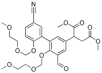 2-(5-氰基-5-甲?；?2,6-雙((2-甲氧基乙氧基)甲氧基)-[1,1-聯(lián)苯]-3-基)琥珀酸二甲酯結(jié)構(gòu)式_883993-75-7結(jié)構(gòu)式