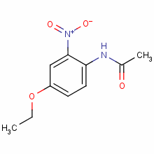 Acetamide,n-(4-ethoxy-2-nitrophenyl)-Structure,885-81-4Structure Acetamide,n-(4-ethoxy-2-nitrophenyl)- Structure,885-81-4Structure