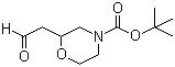 2-(2-氧代乙基)嗎啉-4-羧酸叔丁酯結(jié)構(gòu)式_885272-65-1結(jié)構(gòu)式