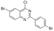 6-Bromo-2-(4-bromophenyl)-4-chloroquinazolineStructure,885277-83-8Structure 6-Bromo-2-(4-bromophenyl)-4-chloroquinazoline Structure,885277-83-8Structure