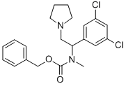 1-吡咯烷-2-(3,5-二氯苯基)-2-(n-cbz-n-甲基)氨基乙烷結(jié)構(gòu)式_886362-13-6結(jié)構(gòu)式