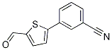 3-(5-甲酰基-2-噻吩)苯甲腈結(jié)構(gòu)式_886508-88-9結(jié)構(gòu)式