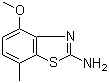 4-Methoxy-7-methyl-1,3-benzothiazol-2-amineStructure,88686-30-0Structure 4-Methoxy-7-methyl-1,3-benzothiazol-2-amine Structure,88686-30-0Structure