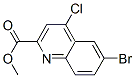 2-Quinolinecarboxylic acid, 6-bromo-4-chloro-, methyl esterStructure,887587-50-0Structure 2-Quinolinecarboxylic acid, 6-bromo-4-chloro-, methyl ester Structure,887587-50-0Structure