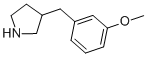 3-(3-Methoxybenzyl)pyrrolidineStructure,887594-85-6Structure 3-(3-Methoxybenzyl)pyrrolidine Structure,887594-85-6Structure