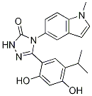 3-(2,4-二羥基-5-異丙基苯基)-4-(1-甲基吲哚-5-基)-5-羥基-4H-1,2,4-噻唑結構式_888216-25-9結構式
