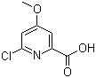 2-Pyridinecarboxylic acid, 6-chloro-4-methoxy-Structure,88912-21-4Structure 2-Pyridinecarboxylic acid, 6-chloro-4-methoxy- Structure,88912-21-4Structure