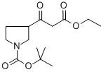 3-(1-boc-3-吡咯烷)-3-氧代丙酸乙酯結(jié)構(gòu)式_889955-52-6結(jié)構(gòu)式