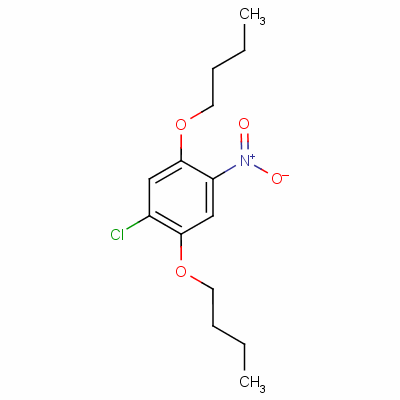 1,4-Dibutoxy-2-chloro-5-nitrobenzeneStructure,89-30-5Structure 1,4-Dibutoxy-2-chloro-5-nitrobenzene Structure,89-30-5Structure