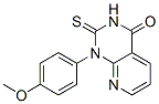 1-(4-甲氧基苯基)-2-硫氧代-1,2,3,4-四氫吡啶并[2,3-d]嘧啶-4-酮結(jié)構(gòu)式_89374-59-4結(jié)構(gòu)式