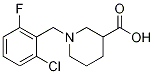1-(2-Chloro-6-fluoro-benzyl)-piperidine-3-carboxylic acidStructure,896051-78-8Structure 1-(2-Chloro-6-fluoro-benzyl)-piperidine-3-carboxylic acid Structure,896051-78-8Structure