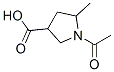 1-Acetyl-5-methylpyrrolidine-3-carboxylicacidStructure,90088-24-7Structure 1-Acetyl-5-methylpyrrolidine-3-carboxylicacid Structure,90088-24-7Structure