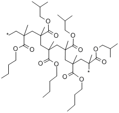 Butyl methacrylate-isobutyl methacrylate copolymerStructure,9011-53-4Structure Butyl methacrylate-isobutyl methacrylate copolymer Structure,9011-53-4Structure