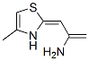 1-Propen-2-amine, 3-(4-methyl-2(3h)-thiazolylidene)-Structure,906624-99-5Structure 1-Propen-2-amine, 3-(4-methyl-2(3h)-thiazolylidene)- Structure,906624-99-5Structure
