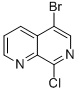 5-Bromo-8-chloro-1,7-naphthyridineStructure,909649-06-5Structure 5-Bromo-8-chloro-1,7-naphthyridine Structure,909649-06-5Structure