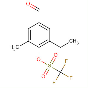 2-乙基-4-甲?；?6-甲基三氟甲烷磺酸苯酯結(jié)構(gòu)式_910635-34-6結(jié)構(gòu)式