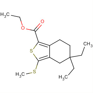 5,5-二乙基-3-甲基磺?；?4,5,6,7-四氫-苯并[c]噻吩-1-羧酸乙酯結(jié)構(gòu)式_910635-55-1結(jié)構(gòu)式