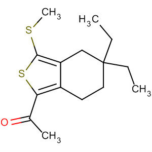1-(5,5-二乙基-3-甲基磺酰基-4,5,6,7-四氫-苯并[c]噻吩-1-基)-乙酮結(jié)構(gòu)式_910635-62-0結(jié)構(gòu)式
