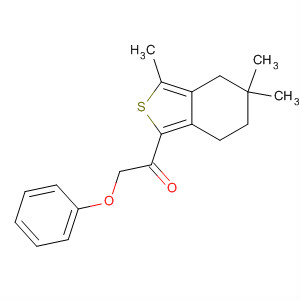 2-苯氧基-1-(3,5,5-三甲基-4,5,6,7-四氫-苯并[c]噻吩-1-基)-乙酮結(jié)構(gòu)式_910639-62-2結(jié)構(gòu)式