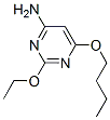 Pyrimidine, 4-amino-6-butoxy-2-ethoxy- (7ci)Structure,91141-27-4Structure Pyrimidine, 4-amino-6-butoxy-2-ethoxy- (7ci) Structure,91141-27-4Structure