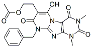 7-[2-(乙?；趸?乙基]-6-羥基-1,3-二甲基-9-(苯基甲基)-嘧啶并[2,1-f]嘌呤-2,4,8(1H,3H,9H)-三酮結構式_91285-17-5結構式
