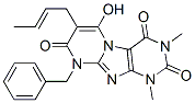 (9CI)-7-(2-丁烯)-6-羥基-1,3-二甲基-9-(苯基甲基)-嘧啶并[2,1-f]嘌呤-2,4,8(1H,3H,9H)-三酮結構式_91285-26-6結構式