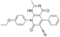 (9CI)-8-(4-乙氧基苯基)-1,4,7,8-四氫-2-甲基-4,7-二氧代-5-苯基吡啶并[2,3-d]嘧啶-6-甲腈結構式_912966-14-4結構式