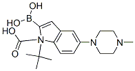 1H-Indole-1-carboxylic acid, 2-borono-5-(4-methyl-1-piperazinyl)-, 1-(1,1-dimethylethyl) esterStructure,913388-75-7Structure 1H-Indole-1-carboxylic acid, 2-borono-5-(4-methyl-1-piperazinyl)-, 1-(1,1-dimethylethyl) ester Structure,913388-75-7Structure