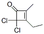 2-Cyclobuten-1-one, 4,4-dichloro-3-ethyl-2-methyl-Structure,914295-47-9Structure 2-Cyclobuten-1-one, 4,4-dichloro-3-ethyl-2-methyl- Structure,914295-47-9Structure