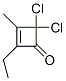 2-Cyclobuten-1-one, 4,4-dichloro-2-ethyl-3-methyl-Structure,914295-48-0Structure 2-Cyclobuten-1-one, 4,4-dichloro-2-ethyl-3-methyl- Structure,914295-48-0Structure