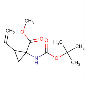 (1R,2R)-1-[[(1,1-二甲基乙氧基)羰基]氨基]-2-乙烯基-環(huán)戊烷羧酸甲酯結(jié)構(gòu)式_915317-20-3結(jié)構(gòu)式