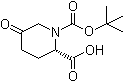 (S)-N-Boc-5-氧代-哌啶-2-羧酸結構式_915976-41-9結構式