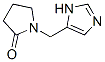 2-Pyrrolidinone, 1-(1h-imidazol-5-ylmethyl)-Structure,916254-37-0Structure 2-Pyrrolidinone, 1-(1h-imidazol-5-ylmethyl)- Structure,916254-37-0Structure