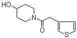 1-(4-羥基-哌啶-1-基)-2-噻吩-3-基-乙酮結(jié)構(gòu)式_916791-31-6結(jié)構(gòu)式
