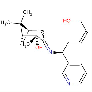 (1R,2r,5r)-3-[[(1s,3z)-5-羥基-1-(3-吡啶)-3-戊烯-1-基]亞氨基]-2,6,6-三甲基-雙環(huán)[3.1.1]-2-庚醇結(jié)構(gòu)式_918625-35-1結(jié)構(gòu)式