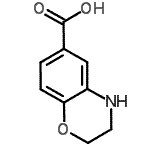 3,4-Dihydro-2H-benzo[1,4]oxazine-6-carboxylic acid Structure,918789-44-3Structure