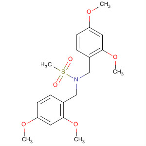 N,n-bis(2,4-dimethoxybenzyl)methanesulfonamide Structure,918900-84-2Structure