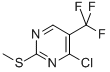 Pyrimidine, 4-chloro-2-(methylthio)-5-(trifluoromethyl)-Structure,919116-36-2Structure Pyrimidine, 4-chloro-2-(methylthio)-5-(trifluoromethyl)- Structure,919116-36-2Structure