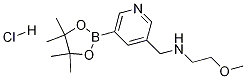 N-(2-甲氧基乙基)-5-(4,4,5,5-四甲基-1,3,2-二噁硼烷-2-基)-3-吡啶甲胺結(jié)構(gòu)式_919347-14-1結(jié)構(gòu)式