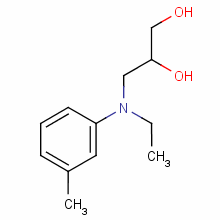 3-(N-ethyl-m-toluidino)propane-1,2-diolStructure,92-11-5Structure 3-(N-ethyl-m-toluidino)propane-1,2-diol Structure,92-11-5Structure