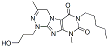 1,4-二氫-1-(3-羥基丙基)-3,9-二甲基-7-戊基-[1,2,4]噻嗪并[3,4-f]嘌呤-6,8(7h,9h)-二酮結構式_923509-90-4結構式