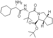 2-(2-(2-氨基-2-環(huán)己基乙酰氨基)-3,3-二甲基丁?；?-八氫環(huán)戊并[c]吡咯-1-羧酸叔丁酯結(jié)構(gòu)式_926276-18-8結(jié)構(gòu)式