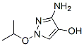 1H-pyrazol-4-ol, 3-amino-1-(1-methylethoxy)-Structure,927417-52-5Structure 1H-pyrazol-4-ol, 3-amino-1-(1-methylethoxy)- Structure,927417-52-5Structure