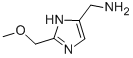 1H-imidazole-5-methanamine, 2-(methoxymethyl)- Structure,928705-39-9Structure