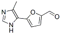 2-Furancarboxaldehyde, 5-(4-methyl-1h-imidazol-5-yl)-Structure,929003-85-0Structure 2-Furancarboxaldehyde, 5-(4-methyl-1h-imidazol-5-yl)- Structure,929003-85-0Structure