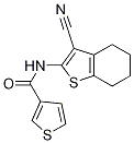 N-(3-氰基-4,5,6,7-四氫苯并[b]噻吩-2-基)-3-噻吩羧酰胺結(jié)構(gòu)式_929700-64-1結(jié)構(gòu)式