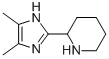 Piperidine, 2-(4,5-dimethyl-1h-imidazol-2-yl)-Structure,933750-40-4Structure Piperidine, 2-(4,5-dimethyl-1h-imidazol-2-yl)- Structure,933750-40-4Structure