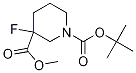 Methyl 1-boc-3-fluoropiperidine-3-carboxylate Structure,934342-31-1Structure